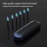 Tutacağı ilə Smart Timer sürətli şarj ilə xüsusi USB təkrar doldurulan Sonic diş fırçası